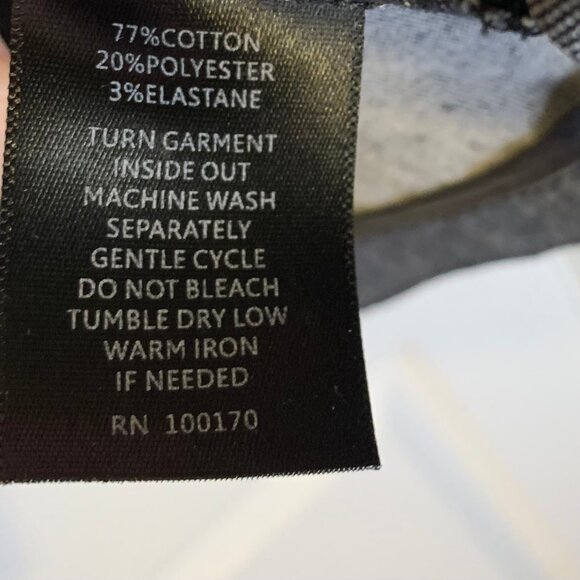 Sandro Studio Womens Denim Jacket Plus Size 3X Blue Ruffled Full Zip Boxy Career - Picture 7 of 8